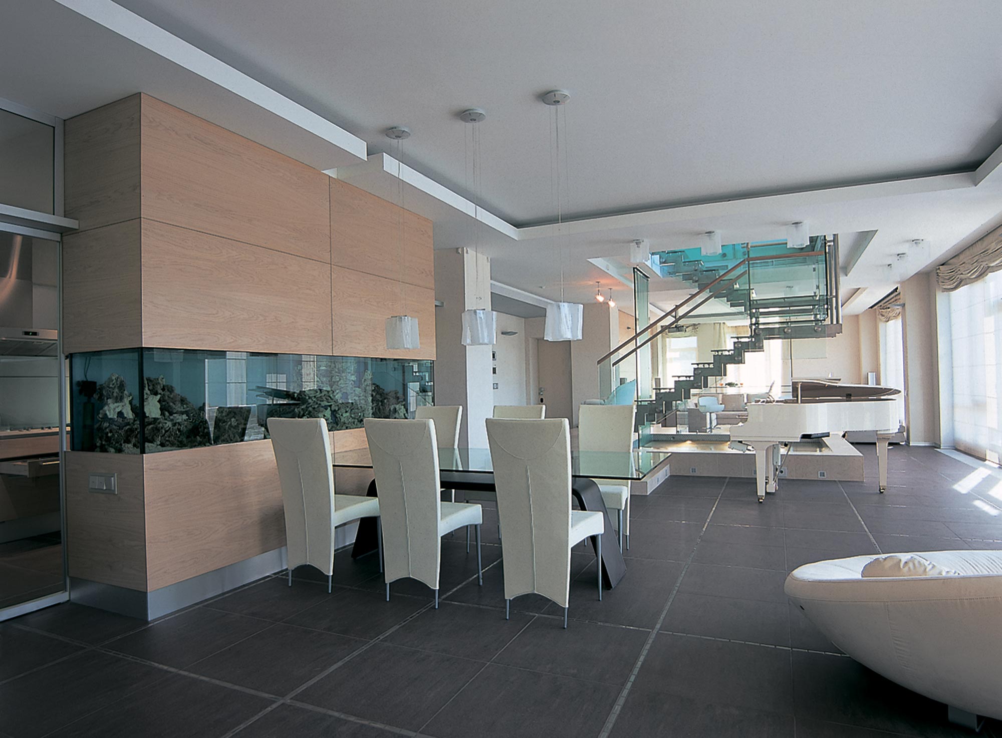 Фото интерьера, Столовая Проект 19.12.2012/224003 - 2012.12.19, Автор проекта: Архитекторы Мария Махонина