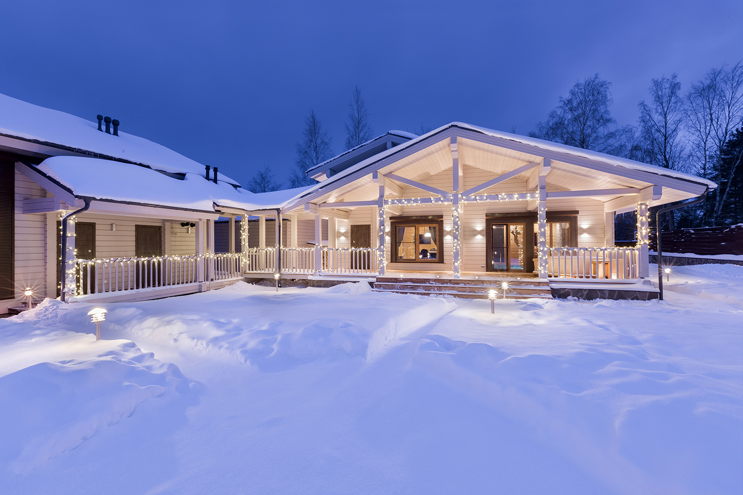 Фото дизайн экстерьера, Гостевой флигель площадью 213 кв.м. в стиле Шале (Швейцария). 44, проект Охотничий дом, Автор проекта: Дизайнеры Наталия Сморгонская