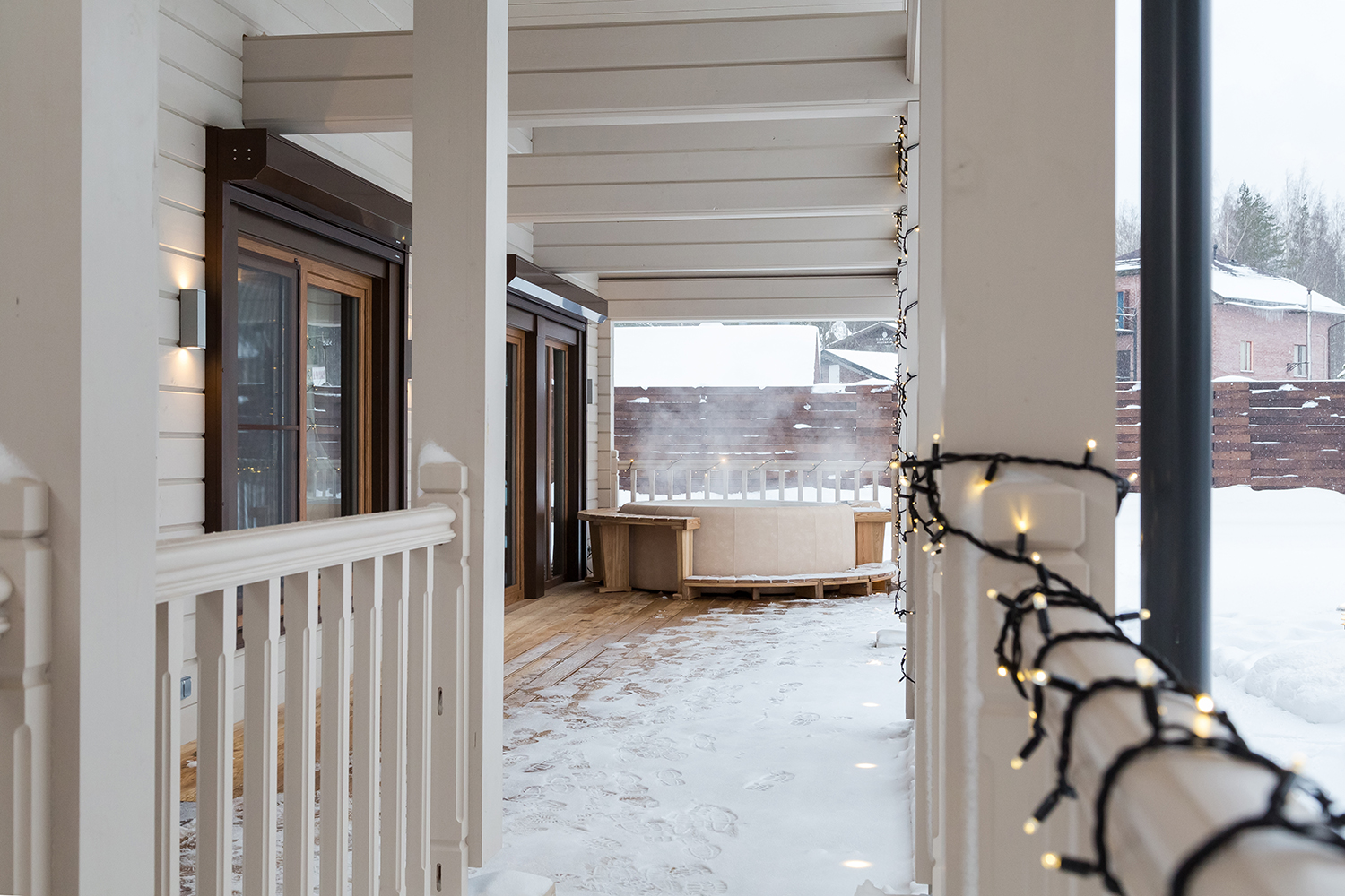 Фото дизайн экстерьера, Гостевой флигель площадью 213 кв.м. в стиле Шале (Швейцария). 48, проект Охотничий дом, Автор проекта: Дизайнеры Наталия Сморгонская