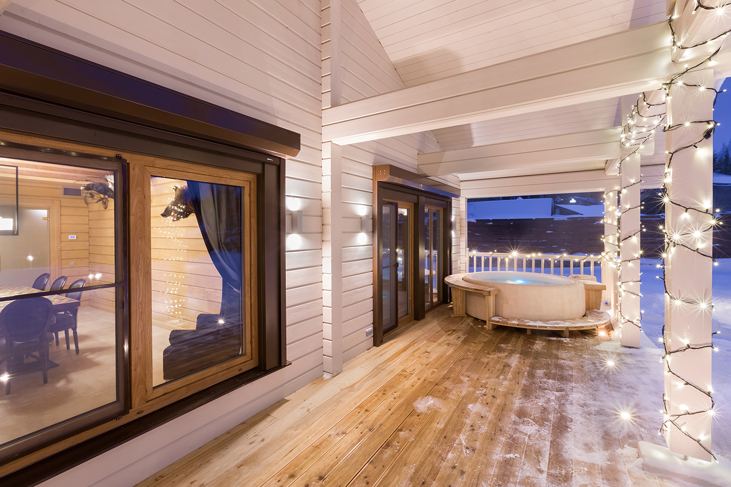 Фото дизайн экстерьера, Гостевой флигель площадью 213 кв.м. в стиле Шале (Швейцария). 45, проект Охотничий дом, Автор проекта: Дизайнеры Наталия Сморгонская