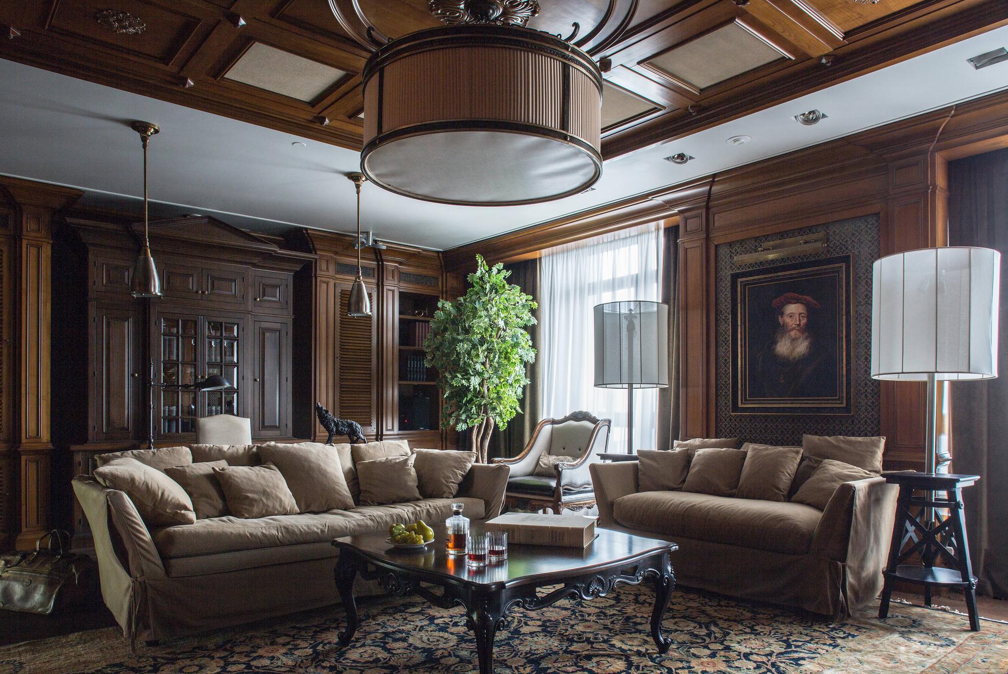 Документация интерьера, Гостиная Проект 18.04.2019/767054 - Квартира 170 кв.м в классическом стиле, Автор проекта: Архитекторы Петр Козейкин