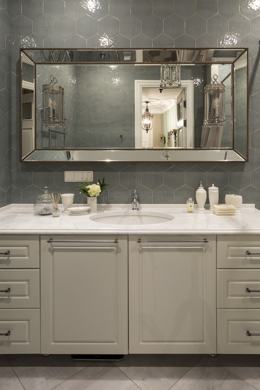 Документация интерьера, Ванная комната площадью 5 кв.м. Проект Квартира в ЖК Маршал - Квартира в ЖК Маршал, Автор проекта: Дизайнеры Елена Маркина