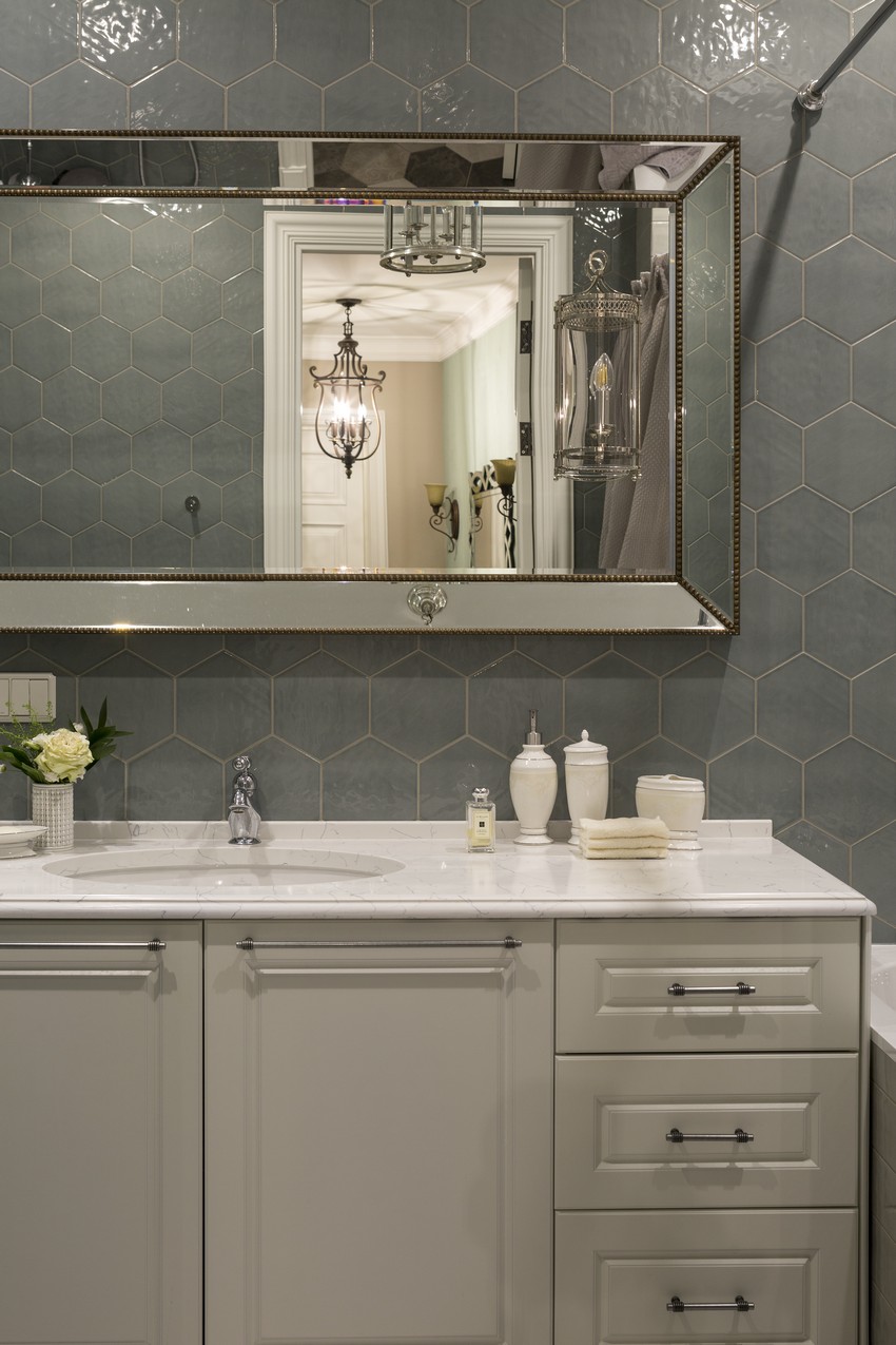 Документация интерьера, Ванная комната площадью 5 кв.м. Проект Квартира в ЖК Маршал - Квартира в ЖК Маршал, Автор проекта: Дизайнеры Елена Маркина