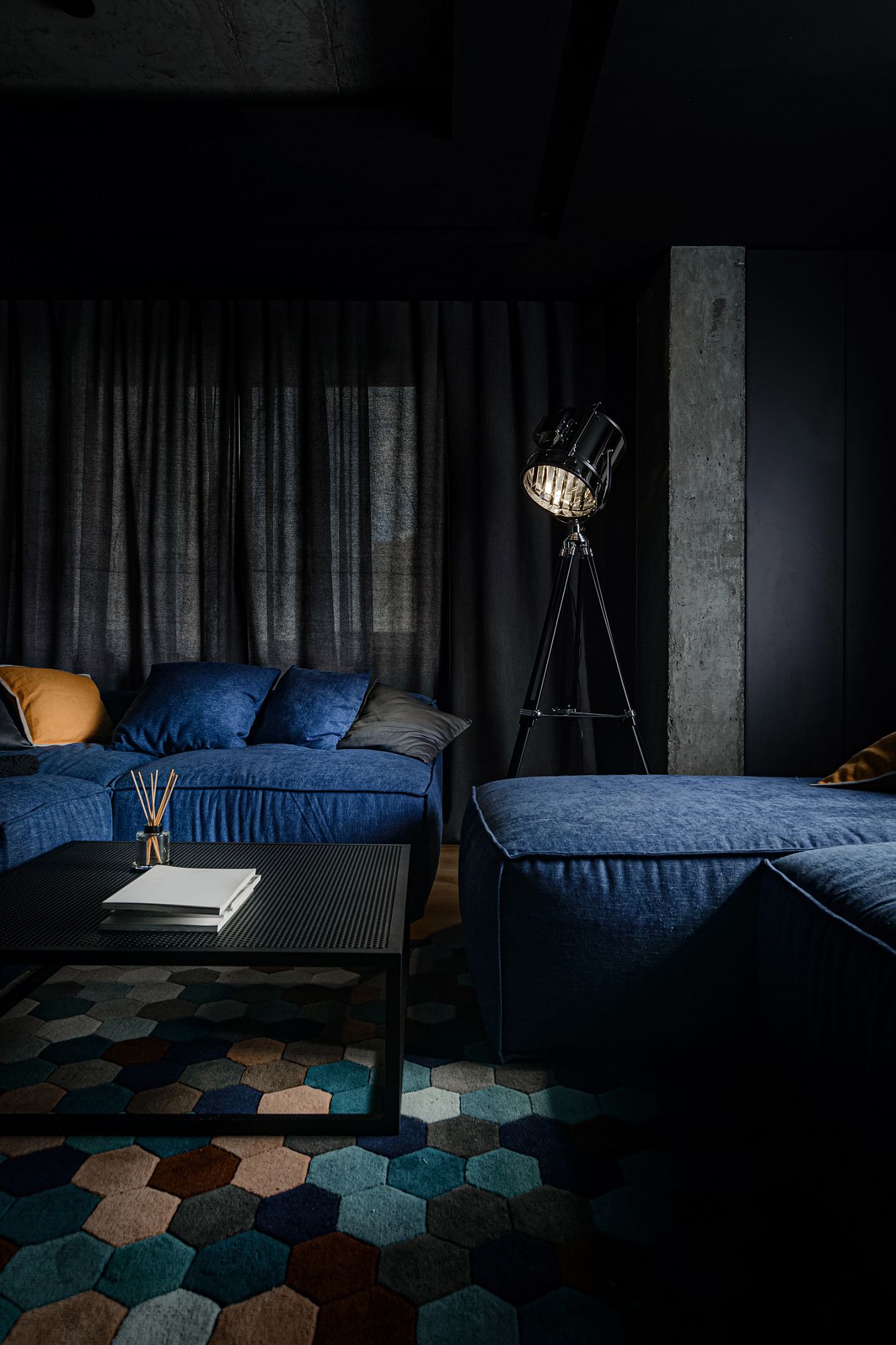 Документация интерьера, Гостиная площадью 64 кв.м. в стиле Лофт/промышленный стиль. Проект Jetsman - JETSMAN, Автор проекта: Архитекторы Максим Павленко