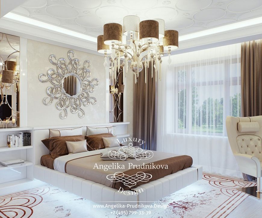 Дизайнпроект спальни в ЖК Донской Олимп