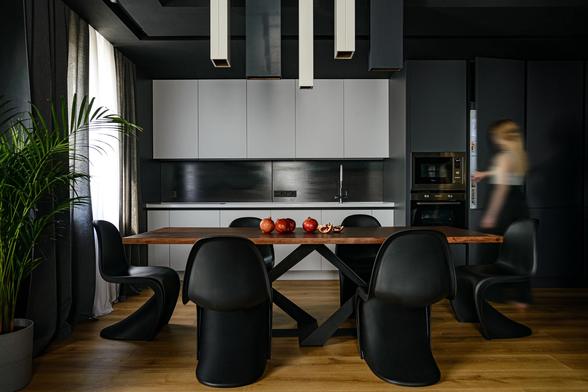 Фото интерьера, Гостиная площадью 64 кв.м. в стиле Лофт/промышленный стиль. Проект Jetsman - JETSMAN, Автор проекта: Архитекторы Максим Павленко