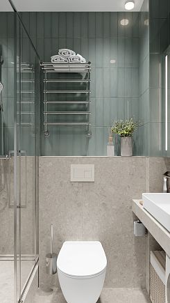 Современная ванная в минималистичном стиле