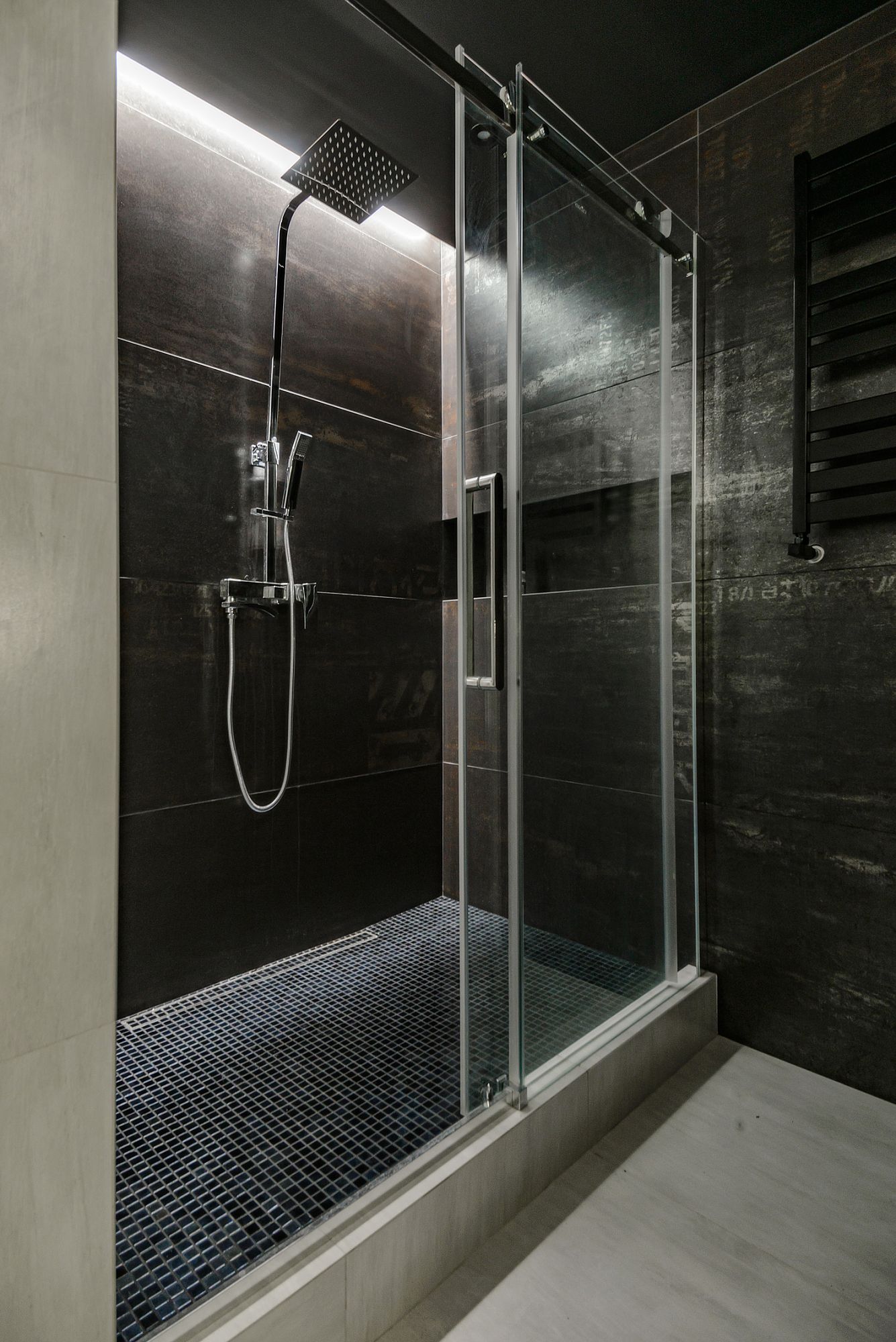 Фото интерьера, Санузел площадью 64 кв.м. в стиле Лофт/промышленный стиль. Проект Jetsman - JETSMAN, Автор проекта: Архитекторы Максим Павленко