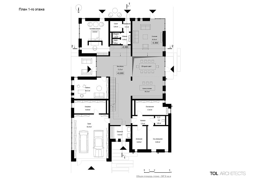 Уникальный интерьер загородного дома в Тимошкино / Шато Соверен
Архитектор Вадим Тополев