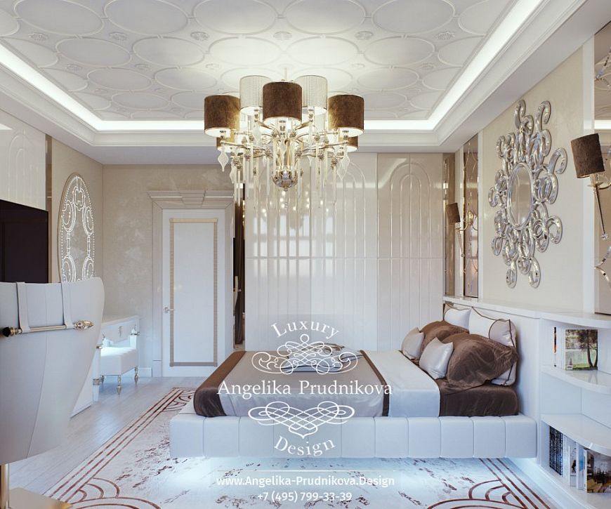 Дизайнпроект спальни в ЖК Донской Олимп