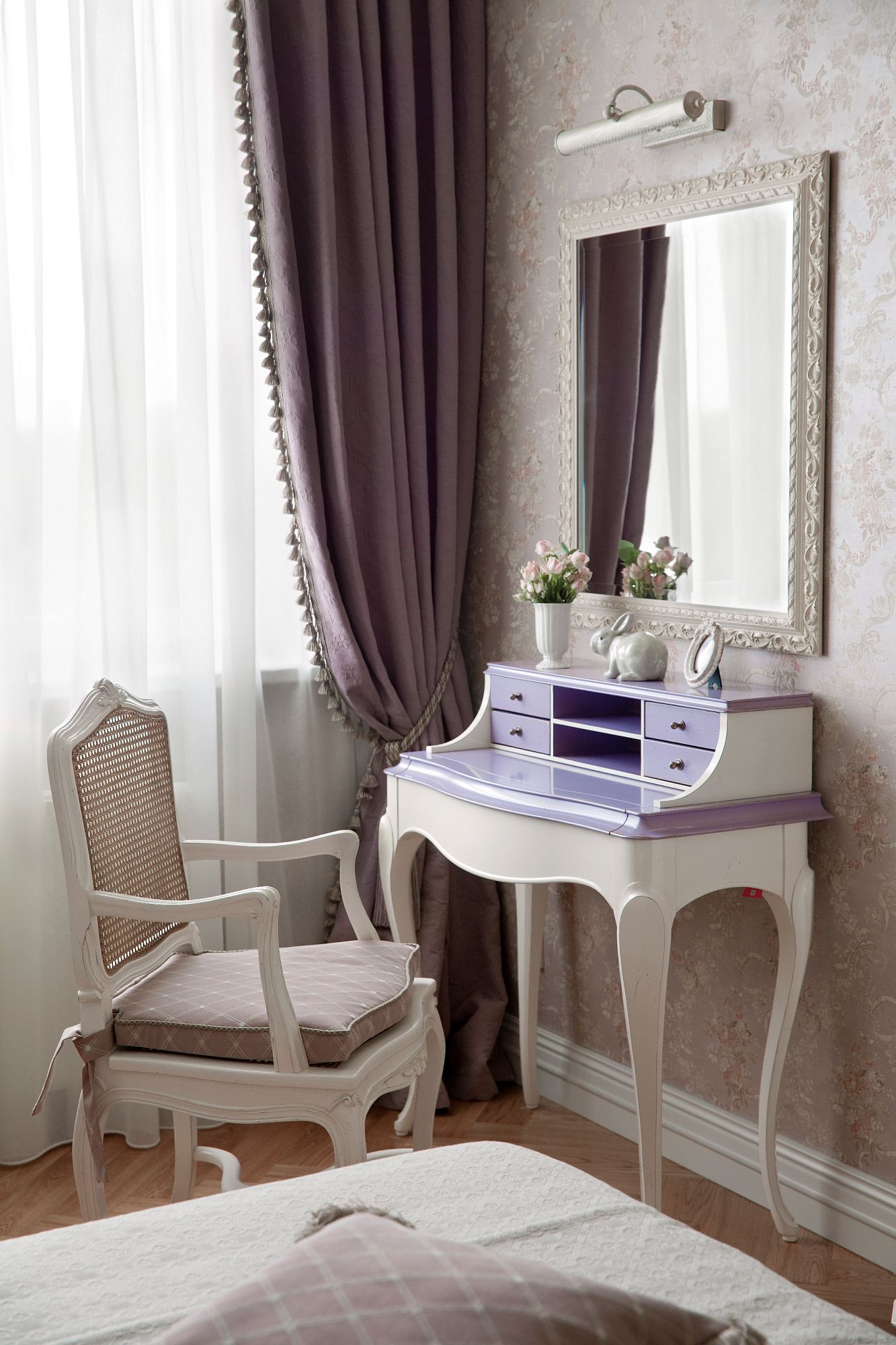 Фото интерьера, Спальня Проект Спальня - Территория комфорта, Автор проекта: Дизайнеры Варвара Шабельникова