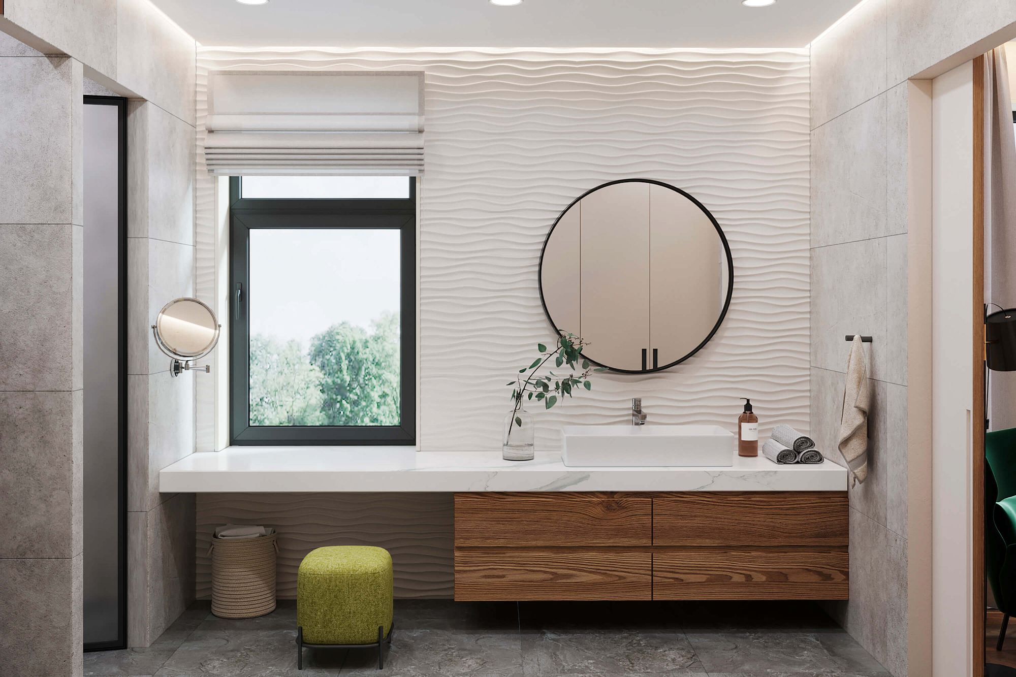 3D интерьера, Дом в Химках 300 кв.м Проект Дом в Химках 300 кв.м - Дом в Химках 300 кв.м, Автор проекта: Дизайнеры Alex Geometrium