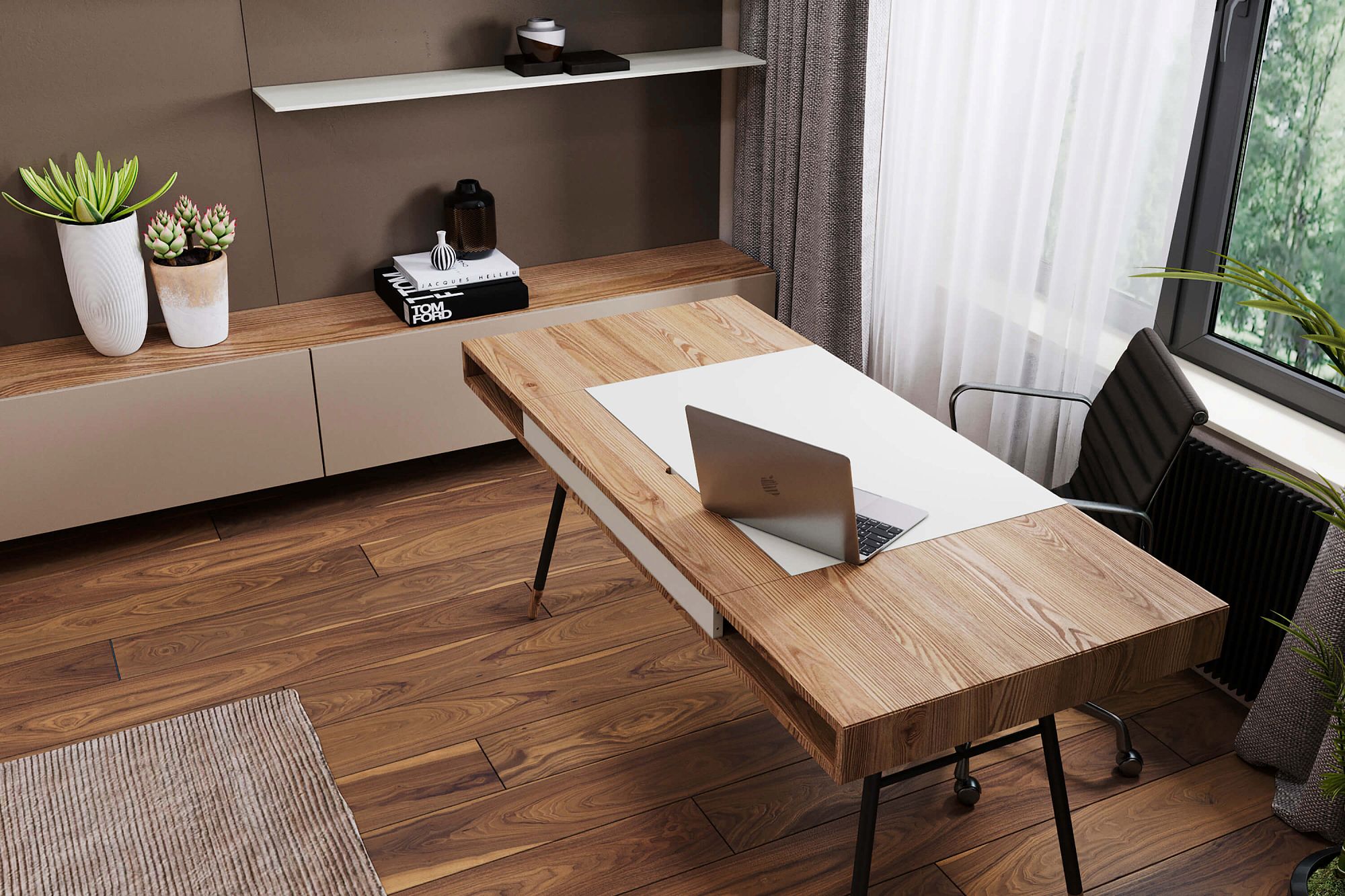 3D интерьера, Дом в Химках 300 кв.м Проект Дом в Химках 300 кв.м - Дом в Химках 300 кв.м, Автор проекта: Дизайнеры Alex Geometrium