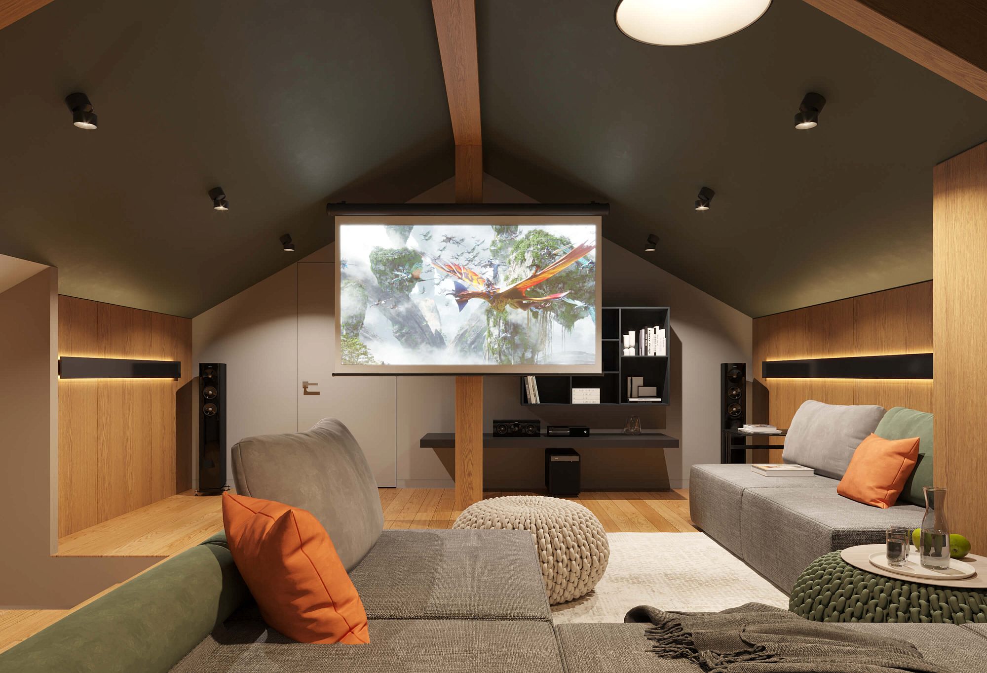 3D интерьера, Дом в Химках 300 кв.м Проект Дом в Химках 300 кв.м - Дом в Химках 300 кв.м, Автор проекта: Дизайнеры Alex Geometrium