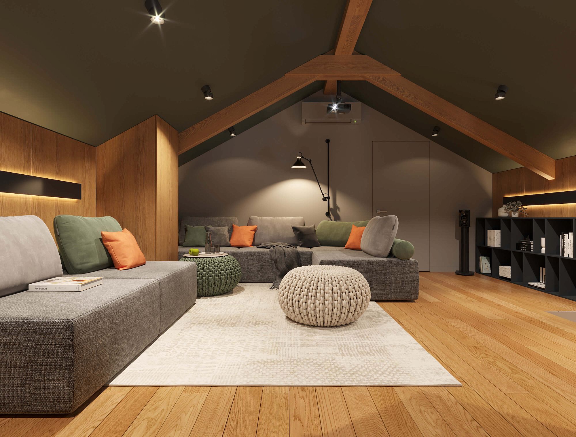 3D интерьера, Дом в Химках 300 кв.м Проект Дом в Химках 300 кв.м - Дом в Химках 300 кв.м, Автор проекта: Дизайнеры Alex Geometrium