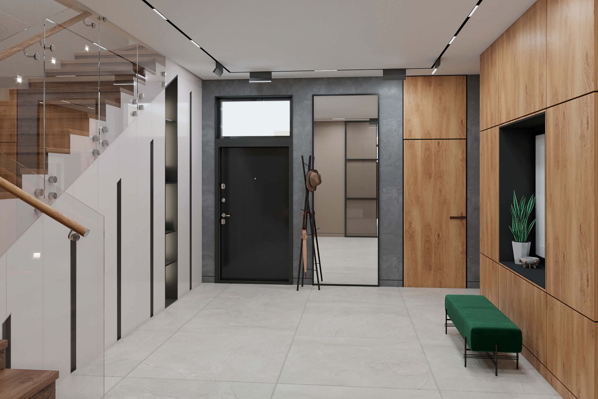 3D интерьера, Дом в Химках 300 кв.м Проект Дом в Химках 300 кв.м - Дом в Химках 300 кв.м, Автор проекта: Дизайнеры Alex Geometrium