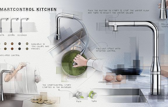 GROHE: изобретая кухонный смеситель заново