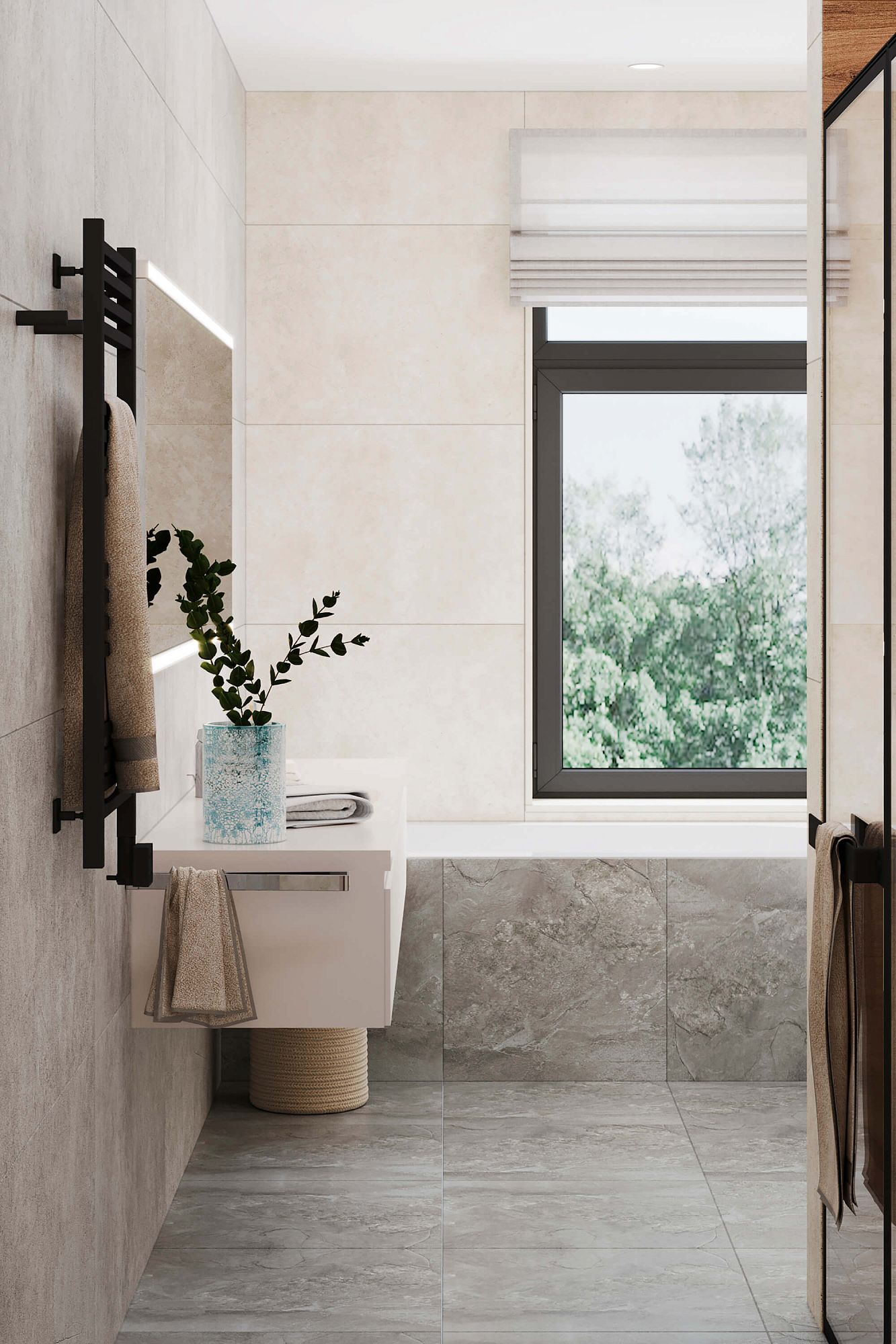 3D интерьера, Дом в Химках 300 кв.м Проект Дом в Химках 300 кв.м - Дом в Химках 300 кв.м, Автор проекта: Дизайнеры Alex Geometrium